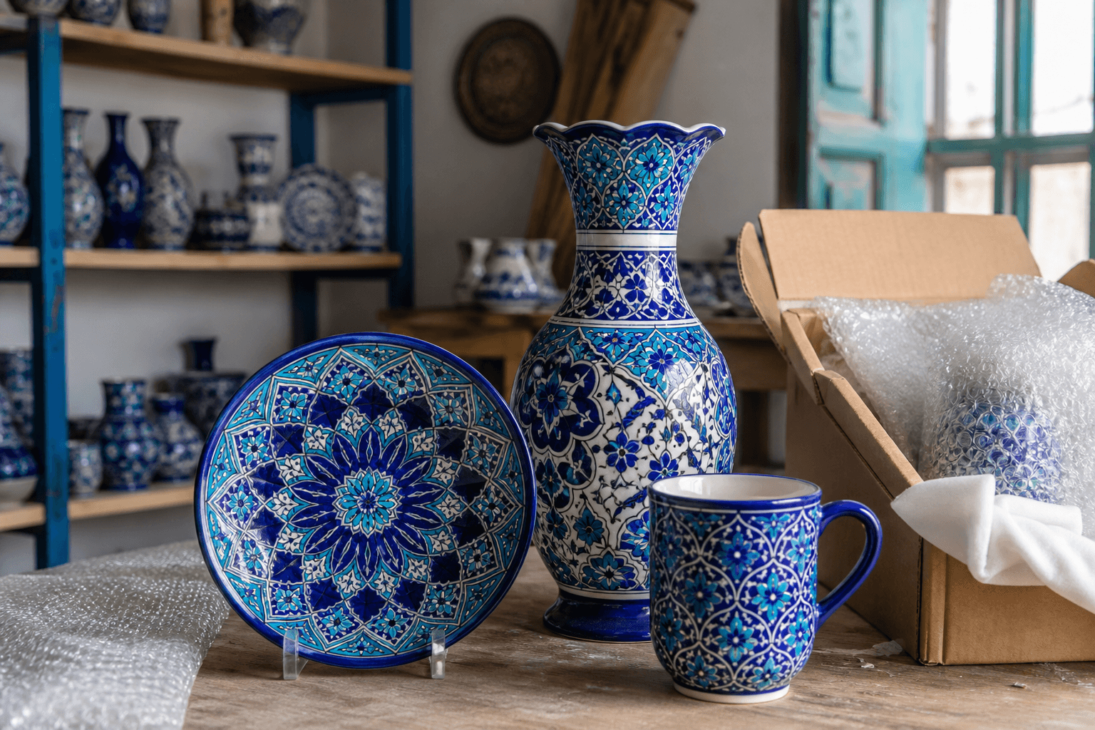 Multan Blue Pottery: Authentic Kashi Craft for Global Buyers
